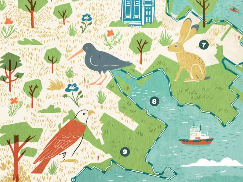 Blue Greenway brochure-map